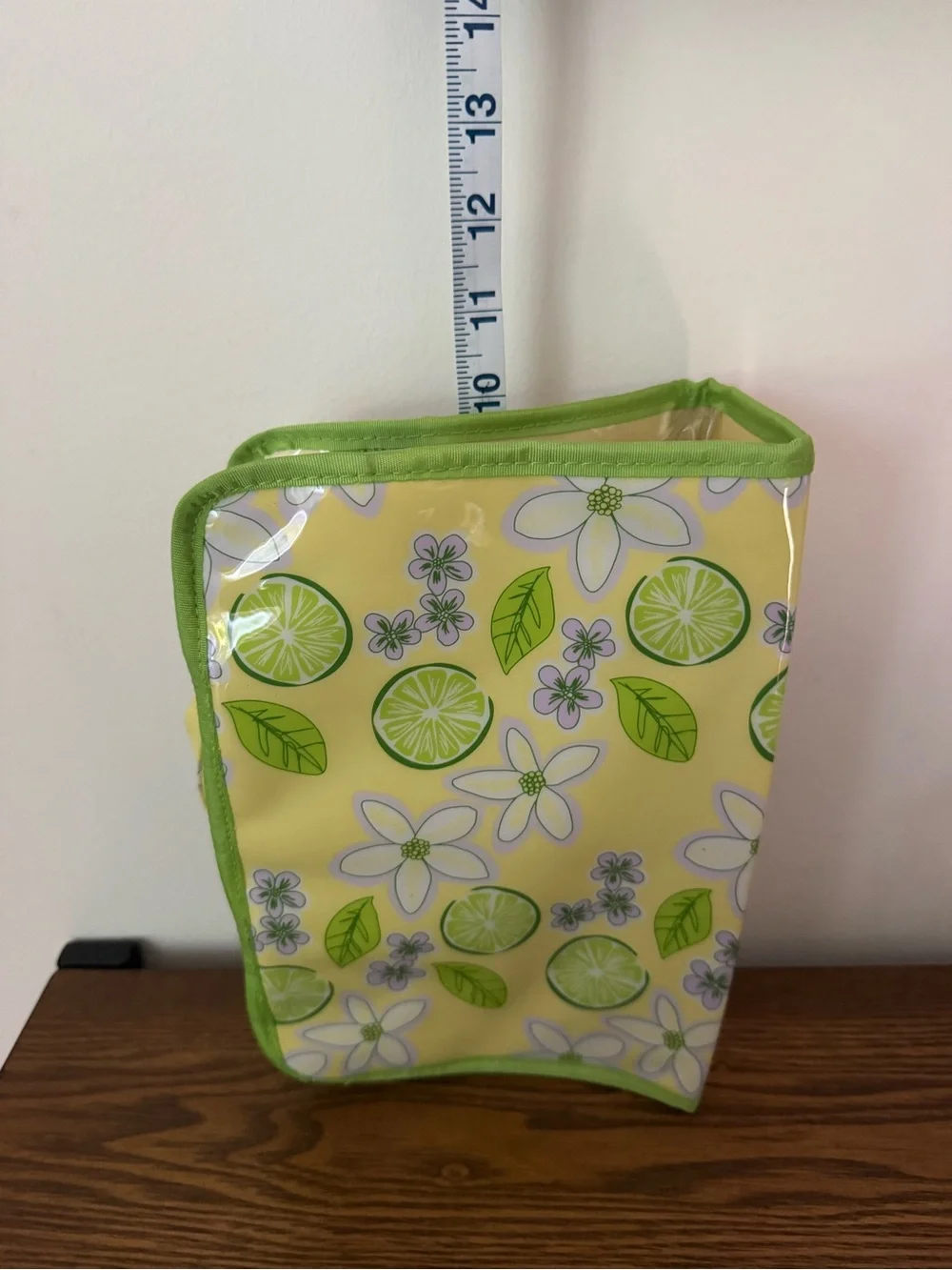 VTG 2006 Avon Naturals Lime Blossom Cosmetic Pouch Bag NWOT